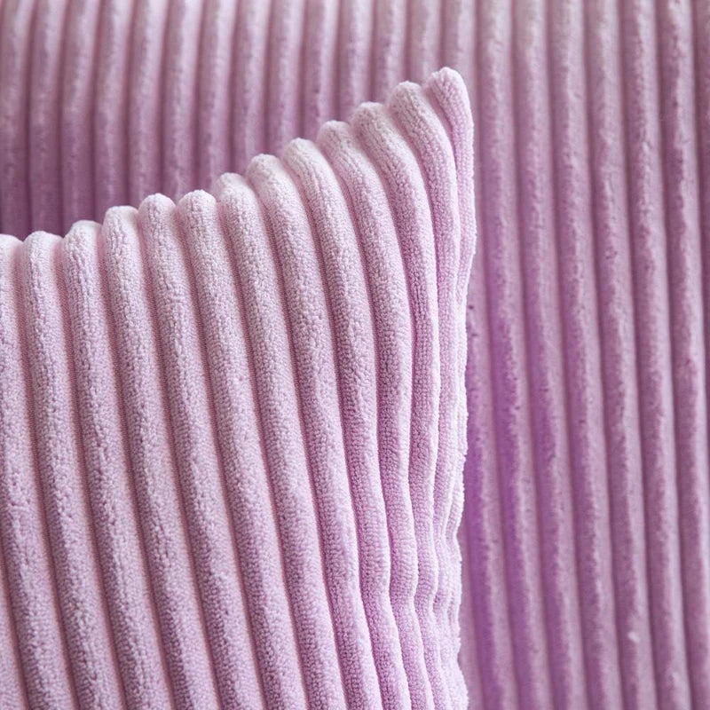 Housse de coussin en velour Café